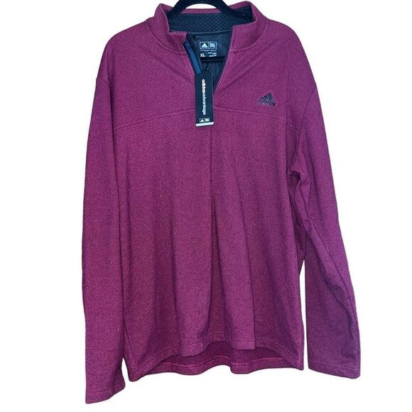 NWT ADIDAS Adventure Rednit 3/4 Zipper Pullover Size XL - Picture 1 of 7